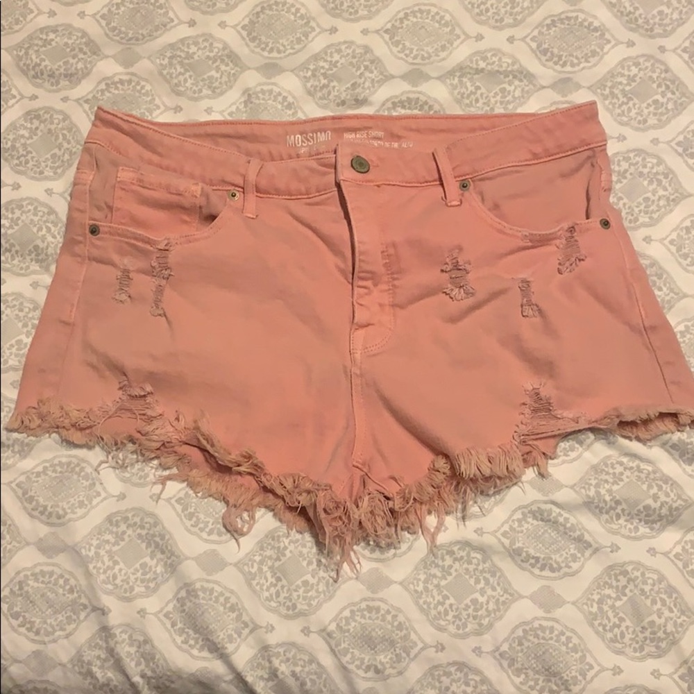 Mossimo, High Rise Shorts, Pink, Women 16/33